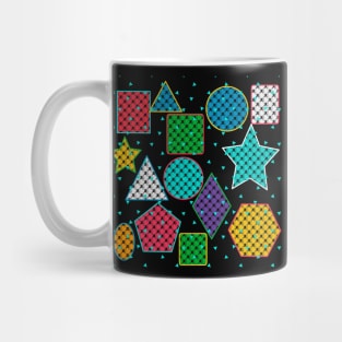 Colored geometric shapes Mug